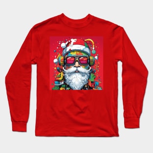 Santa Claus & Cyberpunk 2 Long Sleeve T-Shirt